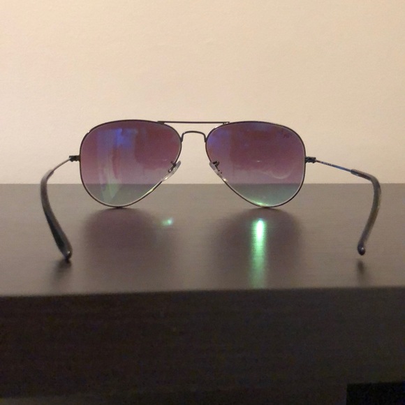 Ray Ban Aviator Flash Lenses Sunglasses - Picture 4 of 4